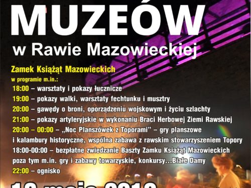 Rawska Noc Muzeów na Zamku Książąt Mazowieckich