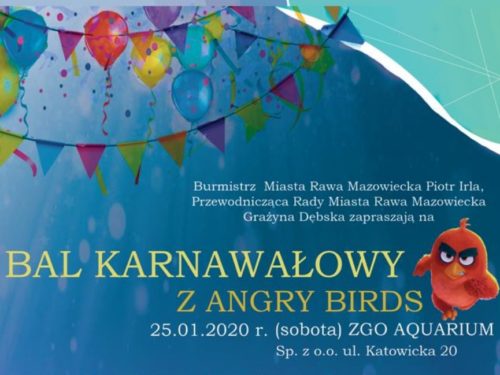 Bal karnawałowy na zakończenie ferii. Zaproszenie dla wszystkich dzieci z Rawy