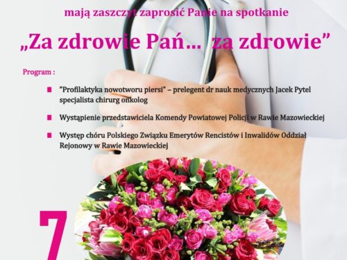 7 marca: „Za zdrowie Pań…  za zdrowie”