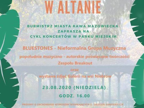 Nieformalna Grupa Muzyczna BLUESTONES 23 sierpnia wystąpi w rawskim parku