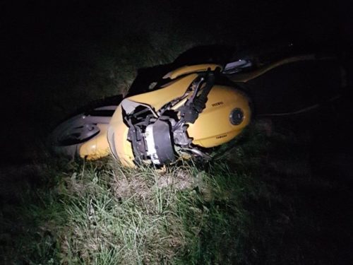 Motocyklista zginął na miejscu. Tragiczny wypadek w Kaleniu