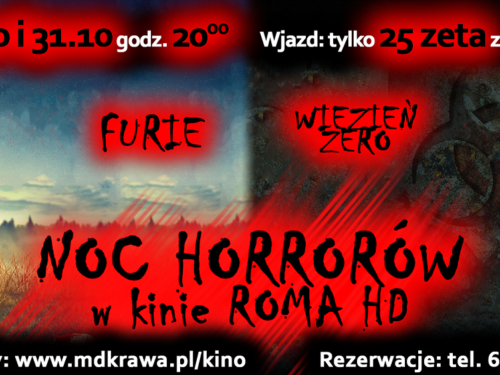 “Noc Horrorów” w rawskim kinie ROMA już za tydzień