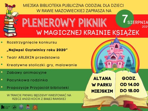 7 sierpnia godz. 14: Magiczna kraina książek w parkowej altanie