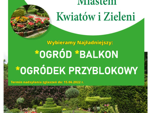 Miasto ogłasza konkurs na najładniejszy ogródek