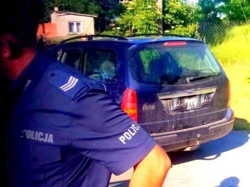 Wólka Lesiewska: Policjant po służbie zatrzymał pijanego kierowcę, który miał 3,8 promila
