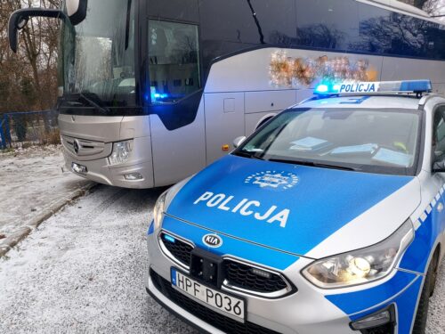 Autobus relacji Wieluń-Warszawa zatrzymany w Rawie. Kierowca był pijany