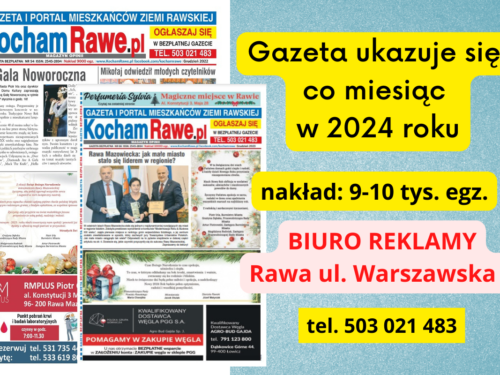 Gazeta KochamRawe.pl – najlepsza bezpłatna gazeta lokalna w Rawie | Gazeta Rawa Mazowiecka