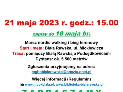 Rodzinny Marsz Bialskimi Sadami