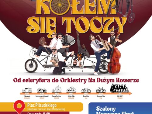 Orkiestra Na Dużym Rowerze czyli „Muzyka kołem się toczy” w Rawie Mazowieckiej