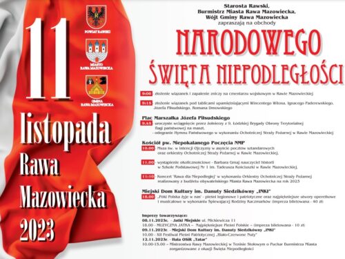 Narodowe Święto Niepodległości i IX Mistrzostwa Rawy Mazowieckiej w Tenisie Stołowym