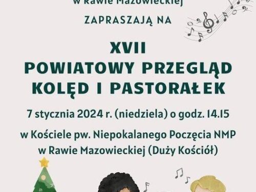 Powiatowy Przegląd Kolęd i Pastorałek odbędzie się w Rawie Mazowieckiej