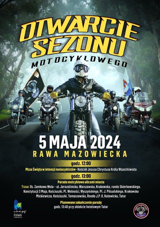 motoparada Rawa otwarcie sezonu motocyklowego w Rawie