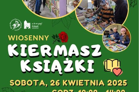 Rawski Wiosenny Kiermasz Książki – pod filarami – 26 kwietnia