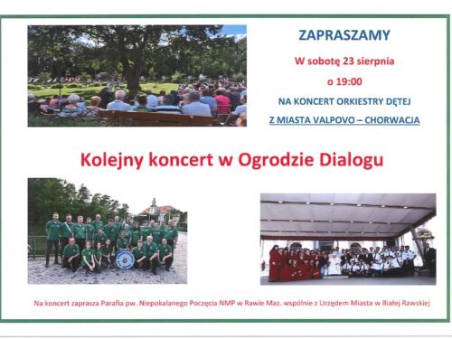 Wyjątkowy koncert orkiestry dętej z Chorwacji w Rawie Mazowieckiej – 23 sierpnia