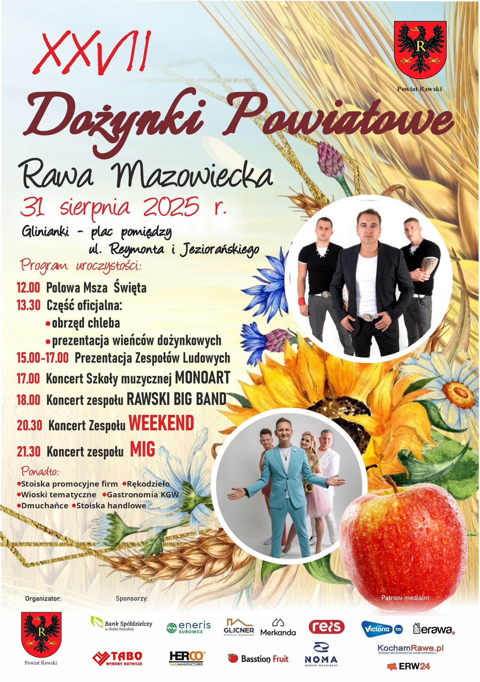 dożynki powiatowe Rawa Mazowiecka