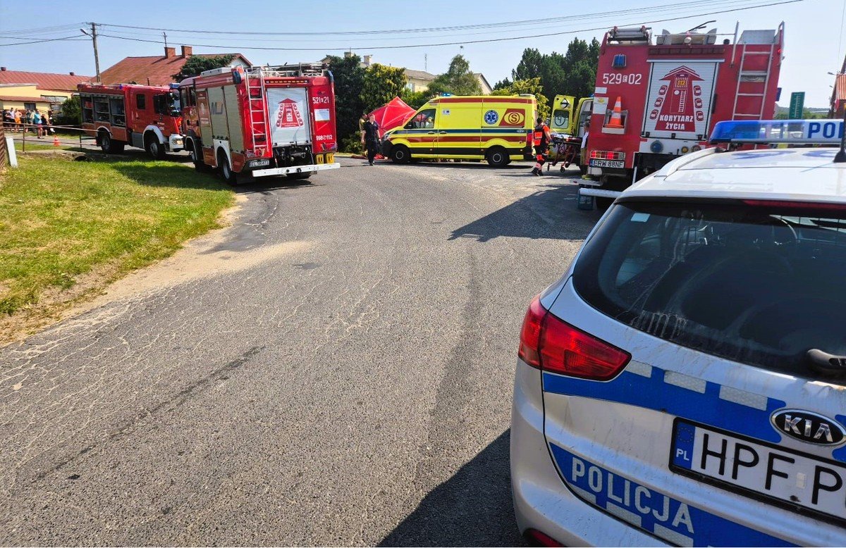 wypadek szczuki powiat rawski kochamrawe