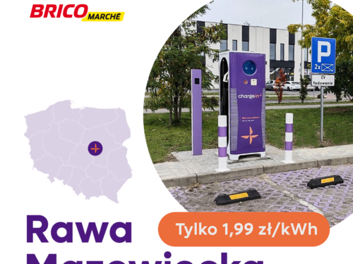 Stacja ładowania ChargeIn w Rawie Mazowieckiej – szybkie i wygodne ładowanie samochodów elektrycznych