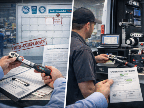 Audyt ISO/IATF? Jak szybkie wzorcowanie kluczy ratuje wynik kontroli