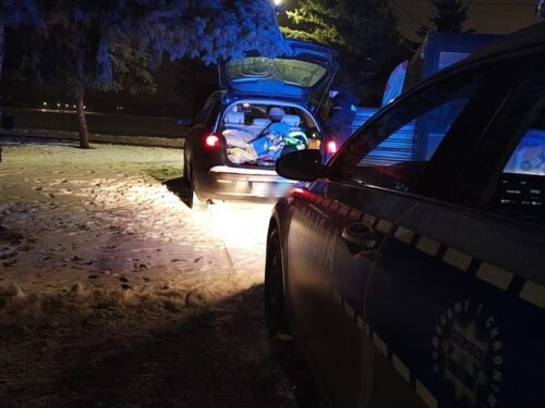 Policyjny pościg za nietrzeźwym 25-latkiem w Rawie Mazowieckiej. Miał blisko 2 promile