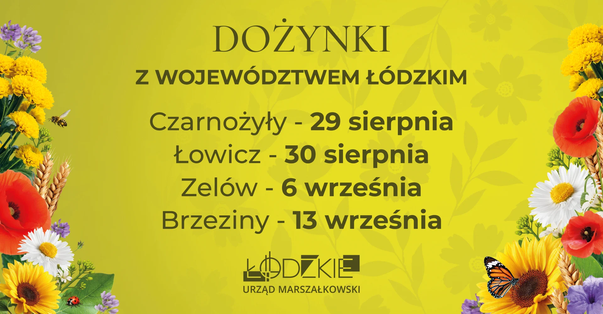 Dożynki z województwem łódzkim