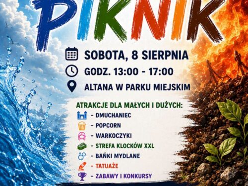 Żywiołowy piknik w parku miejskim [8 sierpnia]