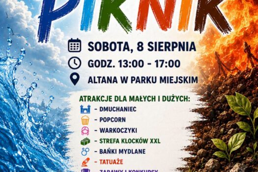 Żywiołowy piknik w parku miejskim [8 sierpnia]