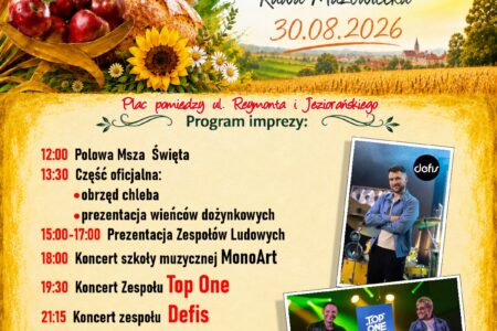 Zarząd Powiatu Rawskiego zaprasza na XXVIII Dożynki Powiatu Rawskiego