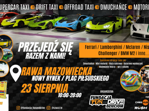 Piknik charytatywno-motoryzacyjny z Lamborghini, Ferrari, McLaren i innymi unikatowymi autami!