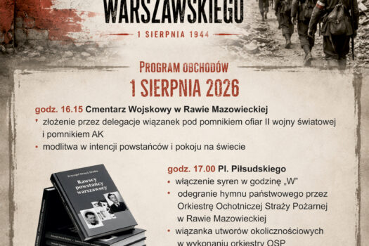 Obchody 82. rocznicy wybuchu Powstania Warszawskiego w Rawie Mazowieckiej
