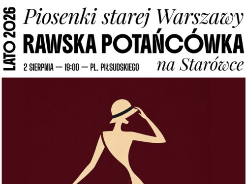 W niedzielę Rawska Potańcówka na Starówce z piosenkami starej Warszawy. Wspólne śpiewanie