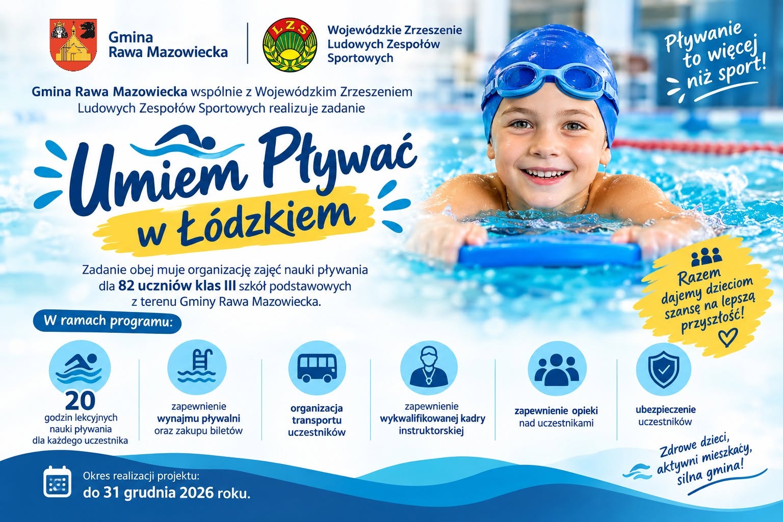 Gmina Rawa mazowiecka pływanie