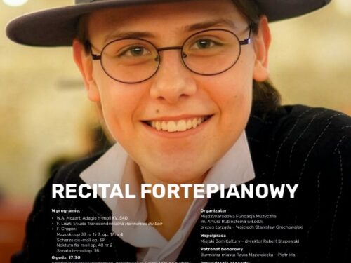 Yehuda Prokopowicz wystąpi w Rawie Mazowieckiej. Wyjątkowy recital fortepianowy i wystawa w MDK
